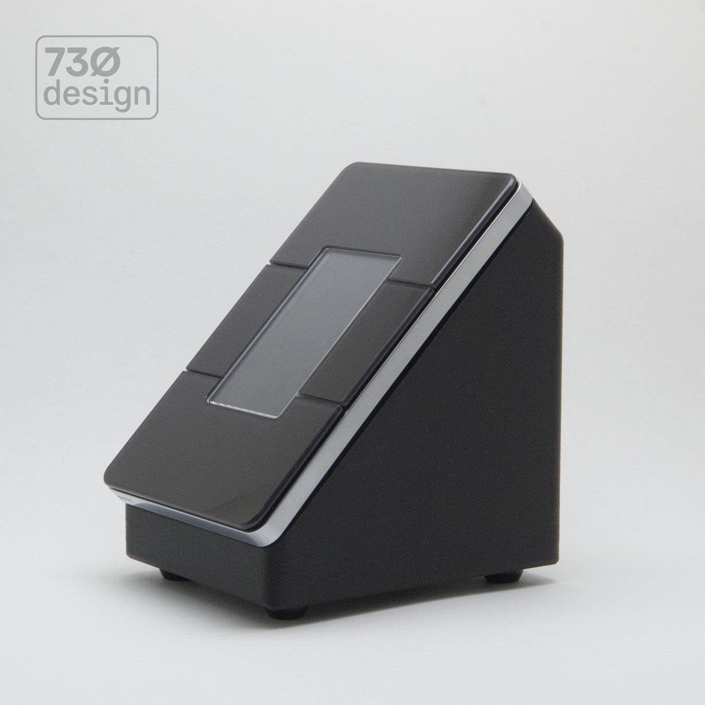 ControlBase Designed for Dynalite Antumbra shown in Obsidian Black Finish with Black Antumbra Display Panel