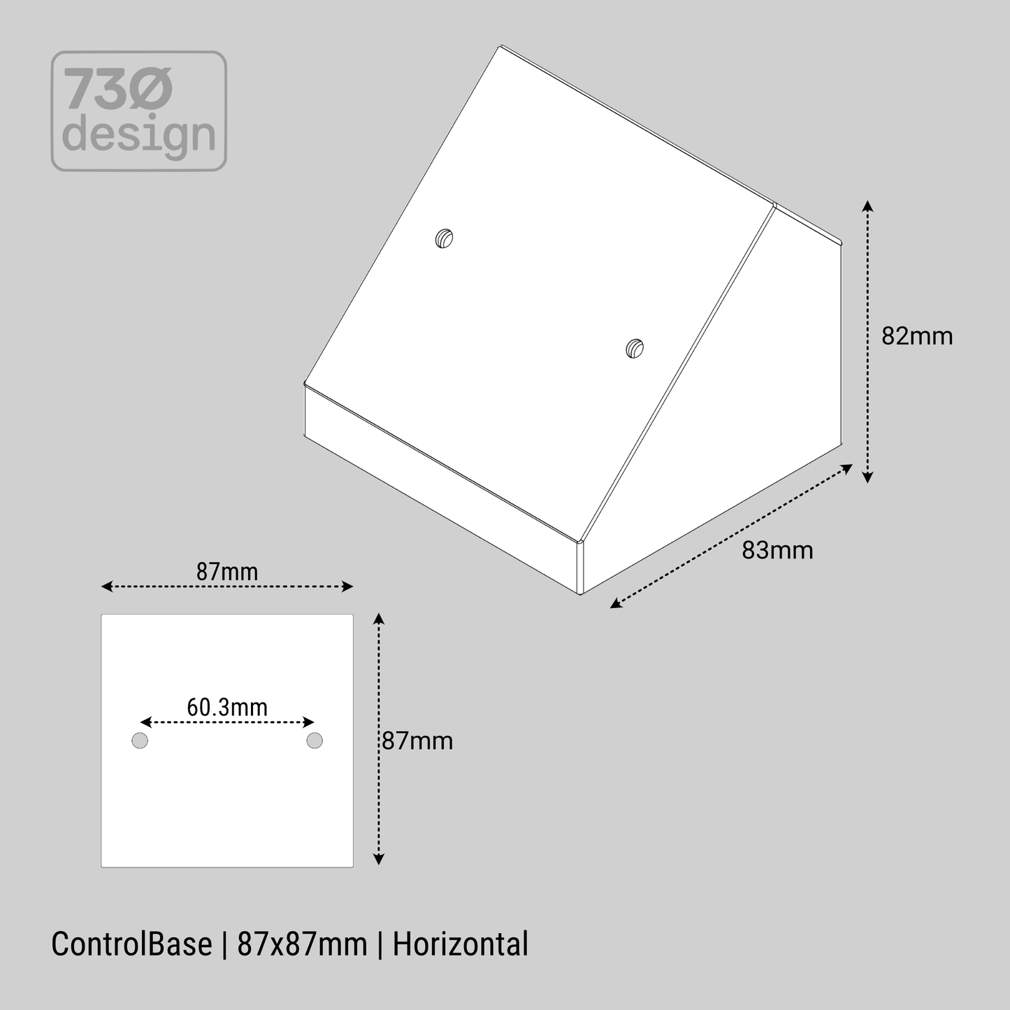 ControlBase | Desktop Mount 87x87mm