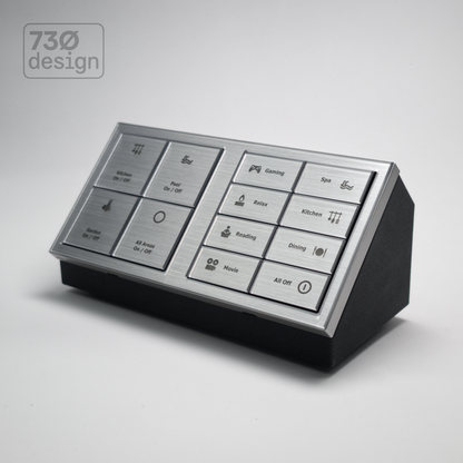 ControlBase Fit | Desktop Mount Designed for Dynalite Revolution Multigang | Double Gang