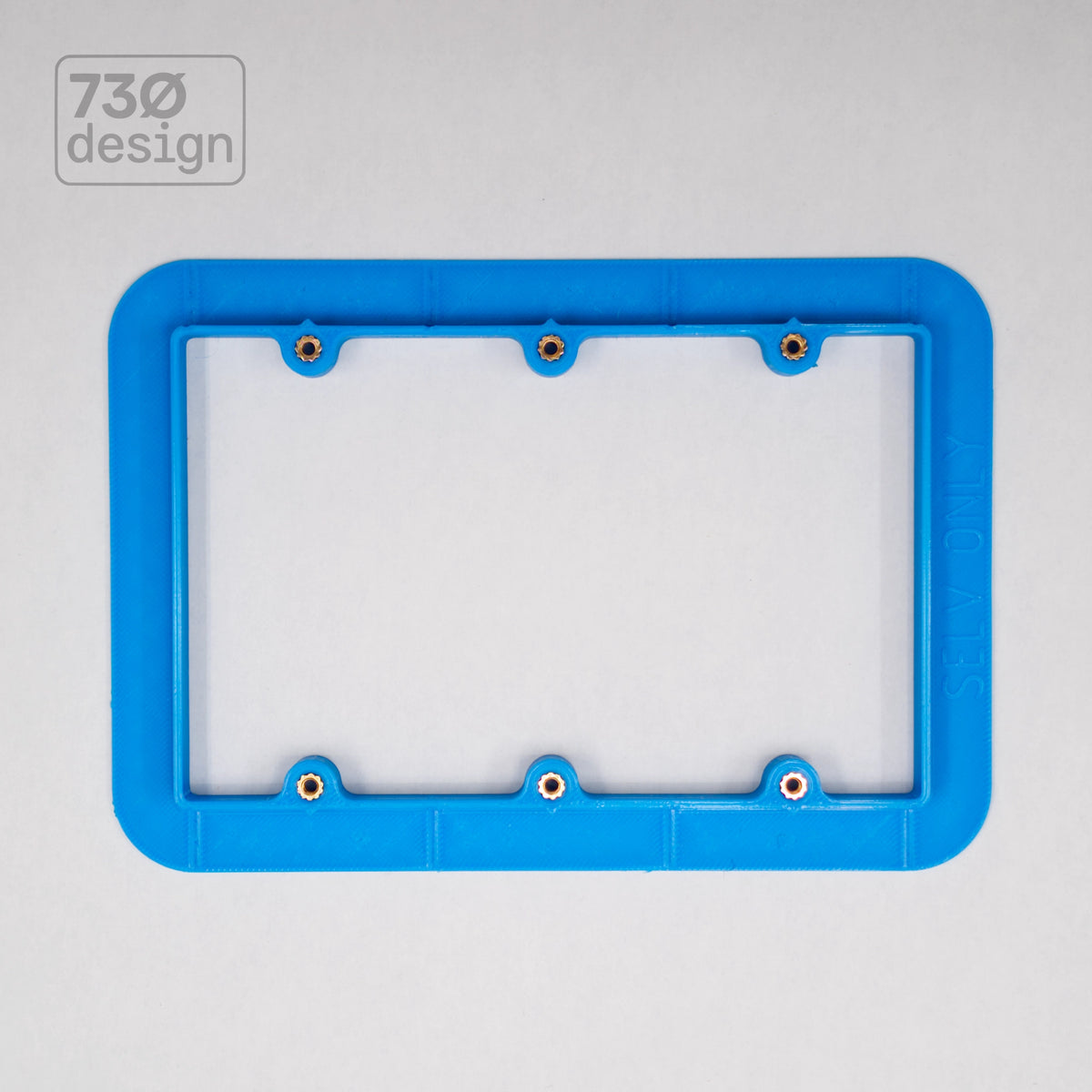 ControlFix 3 & 4 Gang Cavity Mount Frame, 3-gang, Blue, 6-32 UNC brass embedded threads