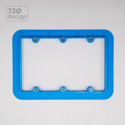 ControlFix 3 & 4 Gang Cavity Mount Frame, 3-gang, Blue, 6-32 UNC brass embedded threads