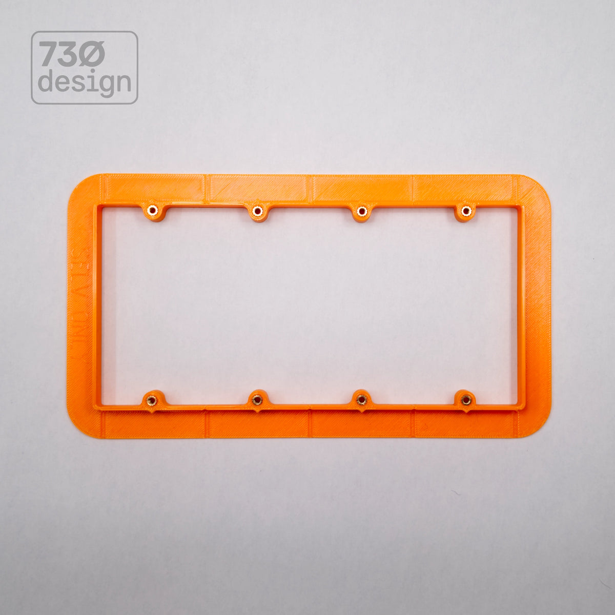 ControlFix 3 & 4 Gang Cavity Mount Frame, 4-gang, Orange, M3.5 brass embedded threads